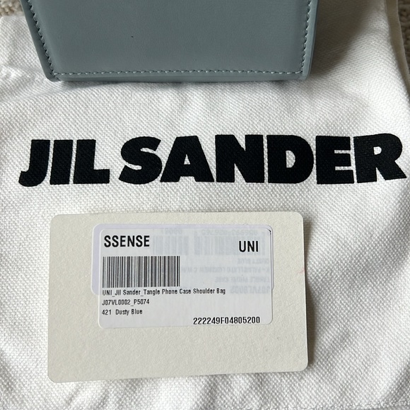 JIL SANDER Pale Blue Phone Holder - Picture 3 of 15